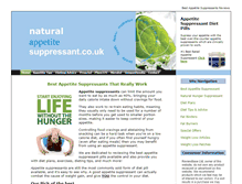 Tablet Screenshot of natural-appetite-suppressant.co.uk